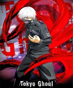 Tokyo Ghoul Ken Kaneki paint by numbers