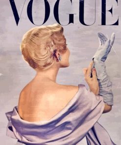 Vogue Vintage Woman paint by numbers