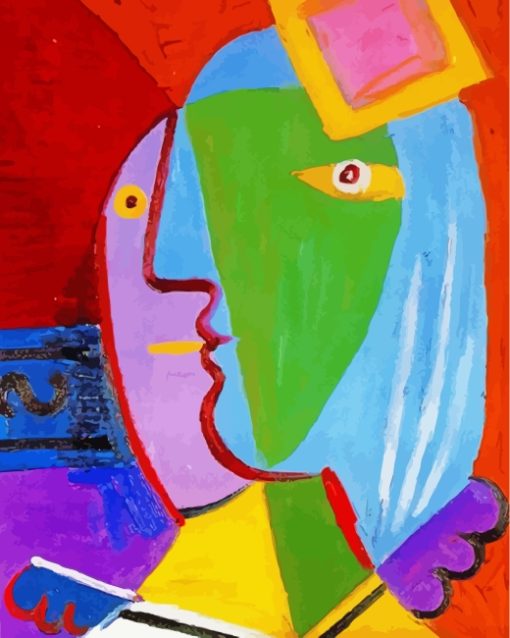 Woman With Cap Pablo Picasso paint by numbers