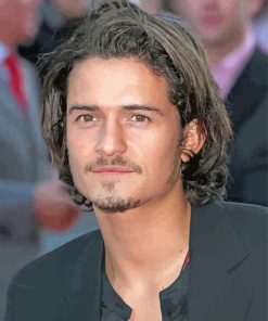 Young Orlando Bloom paint by numbers