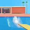 A bigger Splash By Hockney paint by numbers