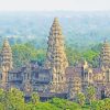 Angor Wat Cambodia Asia paint by numbers