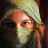 Arabian Girl Eye paint by numbers