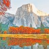 Autumn Yosemite National Park paint by numbers