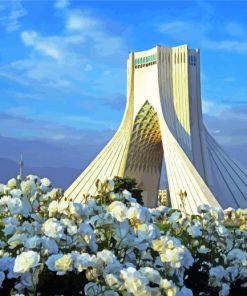 Azadi Tower paint by numbers