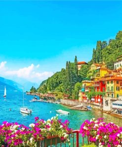 Bellagio Lake Como paint by numbers