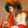 Boy Playing A Recorder Hendrick Ter Brugghen paint by numbers