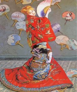 Camille Monet In Panese Costume paint by numbers