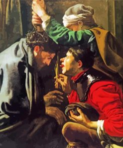 Christ Crowned With Horns Hendrick Ter Brugghen paint by numbers