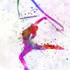 Colourful Gymnastic Girl paint by numbers