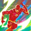 DC Flash Hero paint by numbers