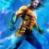 DC Aquaman Hero paint by number