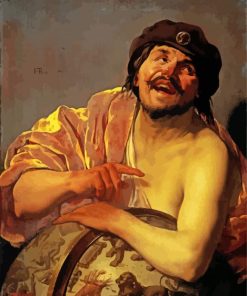 Democritus Hendrick Ter Brugghen paint by numbers