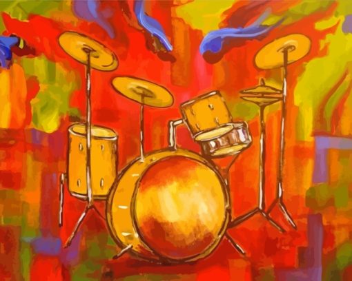 Drum Art paint by numbers