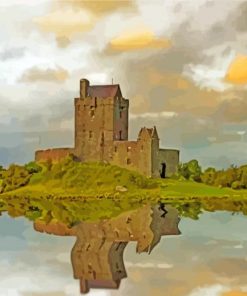 Dunguaire Castle Irealnd paint by numbers