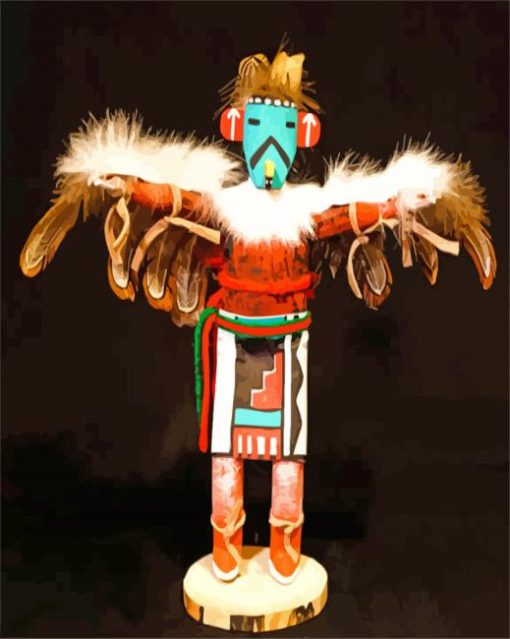 Eagle Dancer Kachina paint by numbers