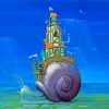 Fantasy Snail Home paint by numbers