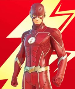 Flash Superhero paint by numbers