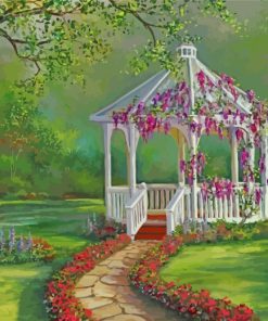 Gazebo Garden paint by number