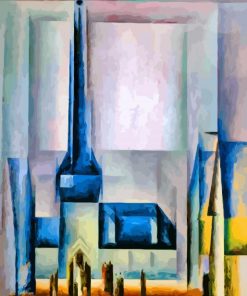 Gelmeroda III Lyonel Feininger paint by numbers