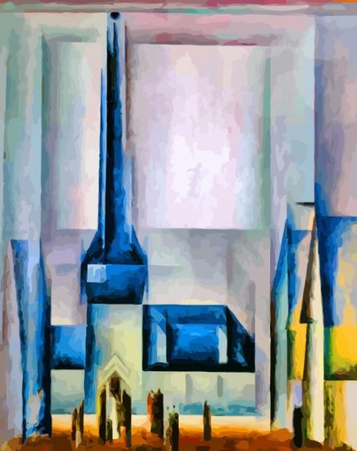 Gelmeroda III Lyonel Feininger paint by numbers