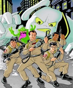 Ghostbusters Animation paint by numbers