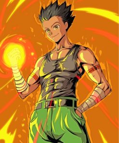 Gon Freecss Artpaint by numbers