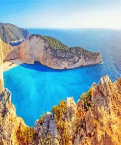 Greek Island Zakynthos paint by numbers