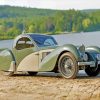 Green Vintage Bugatti paint by numbers