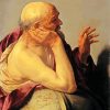 Heraclitus Hendrick Ter Brugghen paint by numbers