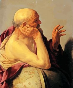 Heraclitus Hendrick Ter Brugghen paint by numbers