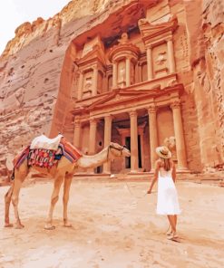 Historical Monument Petra paint by numbers