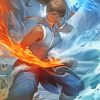 Illustration Korra Art paint by numbers