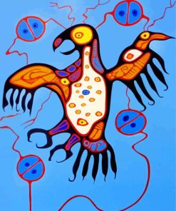 Inuits Bird paint by numbers