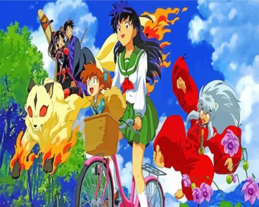 Inuyasha Anime paint by numbers