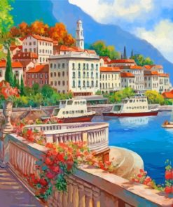 Italy Como Lake Arts paint by numbers paint by number