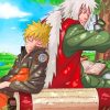 Jiraiya And Naruto paint by numbers