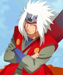 Jiraiya Naruto Anime paint by numbers