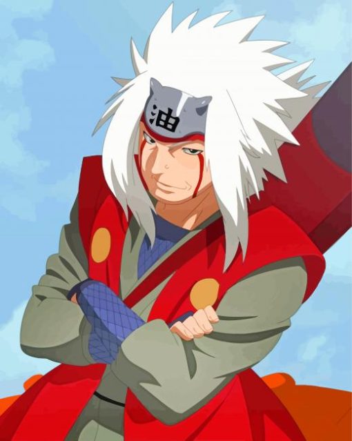 Jiraiya Naruto Anime paint by numbers