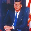 John F Kennedy paint by numbers