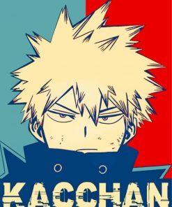 Kacchan Pop Art paint by numbers