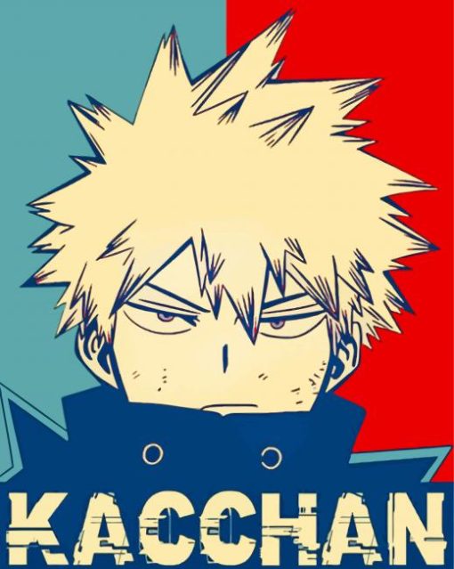 Kacchan Pop Art paint by numbers