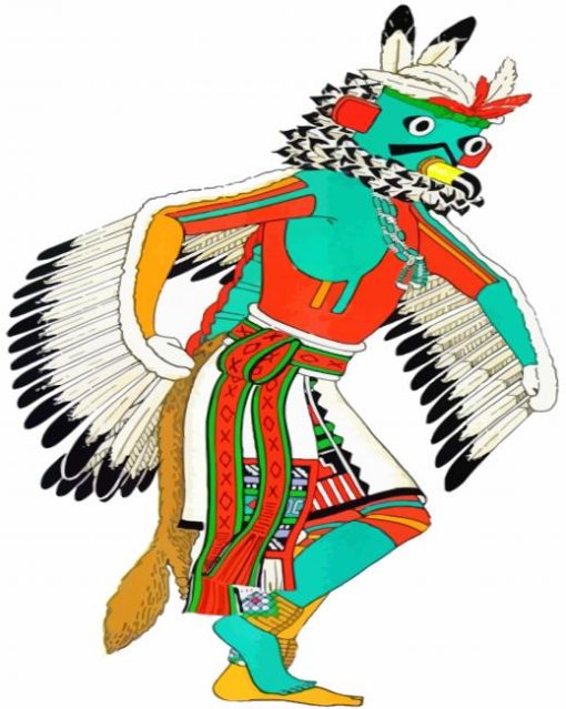 Kachina Illustration paint by numbers