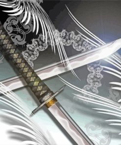 Katana Sword paint by numbers