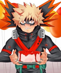 Katsuki Bakugo Kacchan MHA paint by numbers