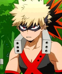 Katsuki Bakugo Kacchan paint by numbers