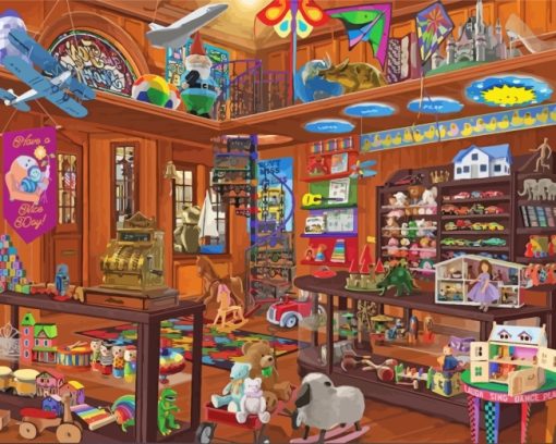 Kid Toys Shop paint by numbers