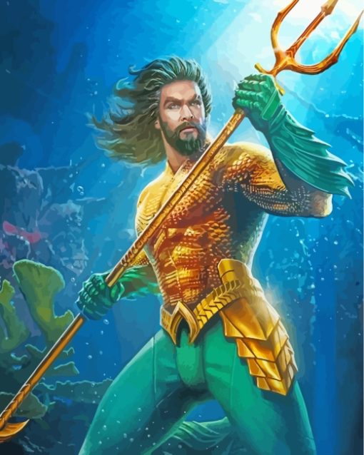 King Of Atlantis-aquaman paint by numbers