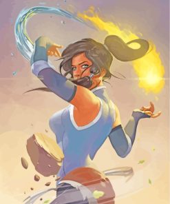 Korra Art paint by numbers