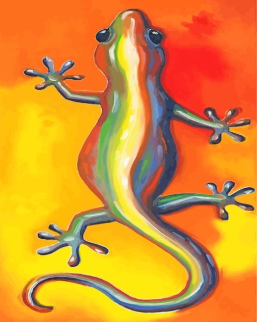 Lizard Gecko Reptile paint by numbers